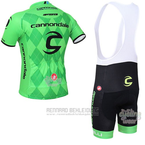 2016 Fahrradbekleidung Canonodale Grun Trikot Kurzarm und Tragerhose